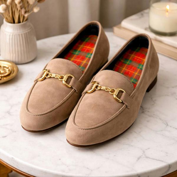 BIRCH Ladies Tartan Foam Insoles - Cushioning Shoe Inserts
