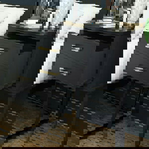 Dorel Home Westerleigh End Table in Black