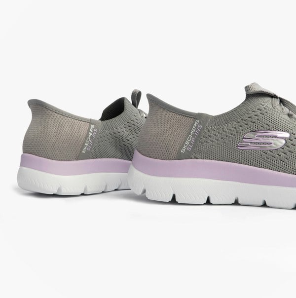 Skechers 150263/GYLV SUMMITS-NEW DAILY Womens Trainers Grey/Lavender
