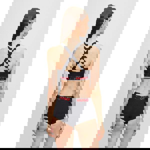 Hugo Womens/Ladies Padded Sports Bra - Black - 