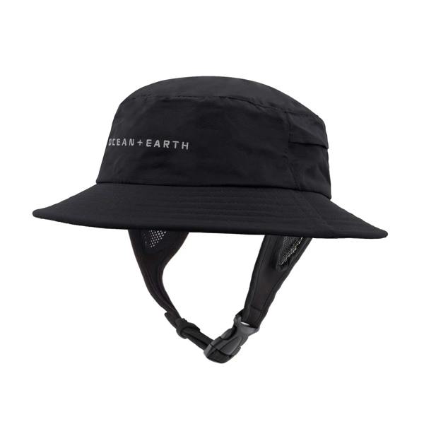 Ocean & Earth Mens Bingin Soft Peak Surf Hat Black
