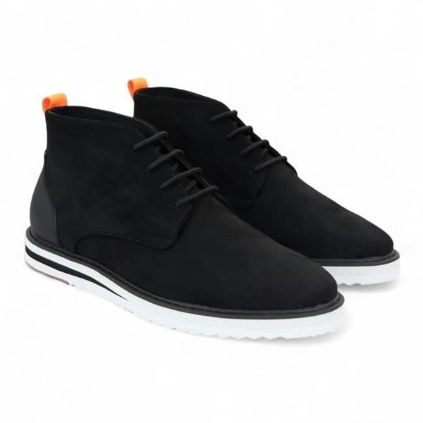 Infinity Leather Men's Suede Lace-Up Ankle Desert Boots