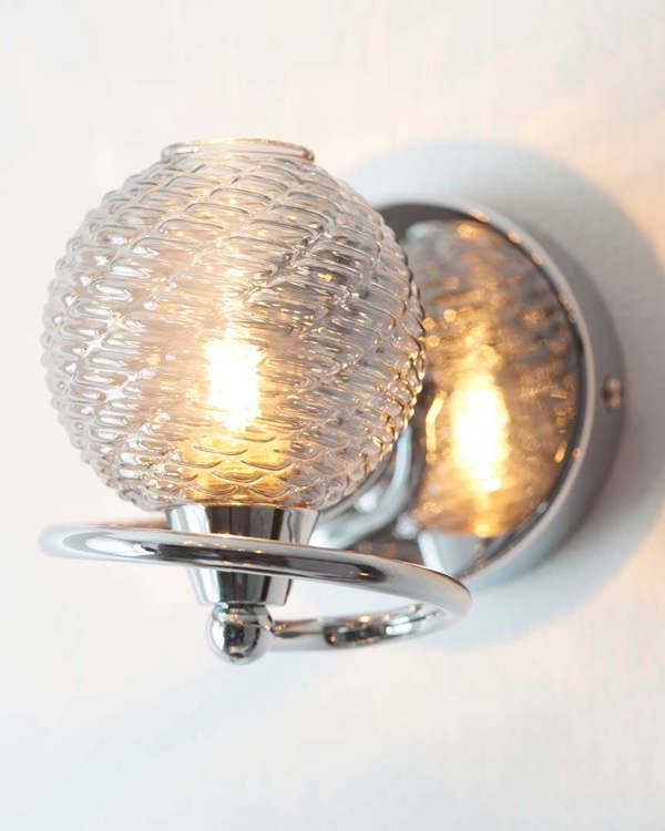 Pagazzi Lighting Twine Polished Chrome Wall Light
