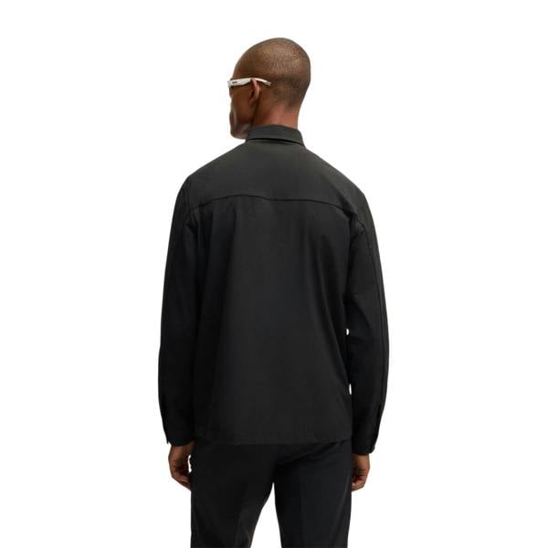 Boss Mens Tech Overshirt - Black - 