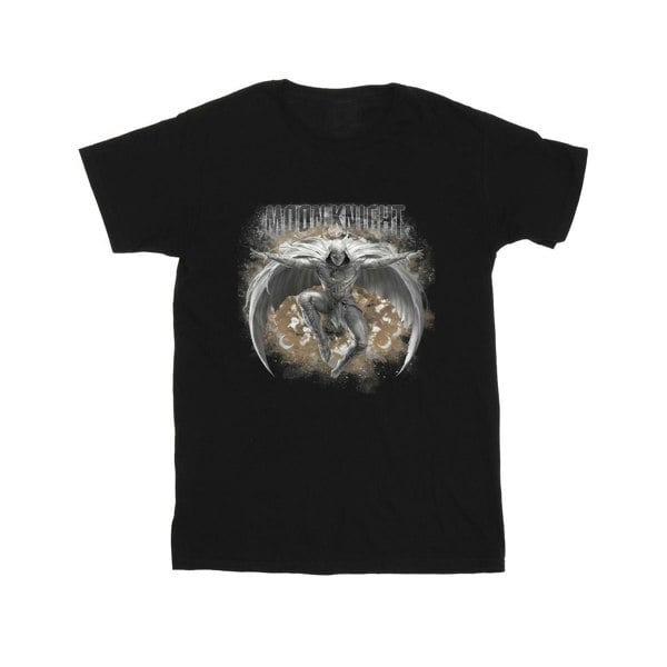 Marvel Mens Moon Knight Splash Leap T-Shirt - Black