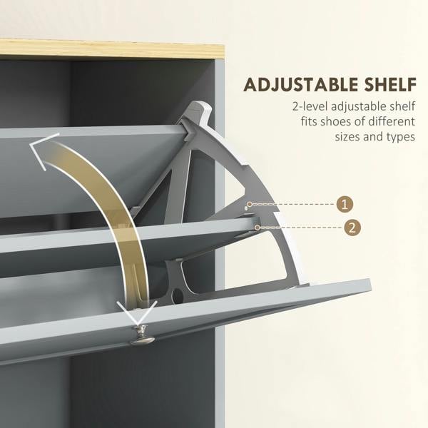 Flip-down Shoe Cabinet