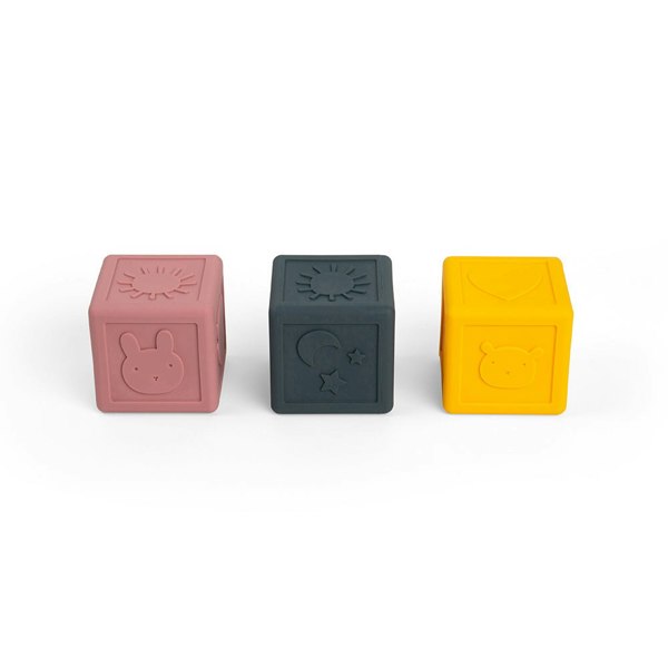 Bigjigs Toys Silicone Sensory Cubes - Ideal For Sensory Development