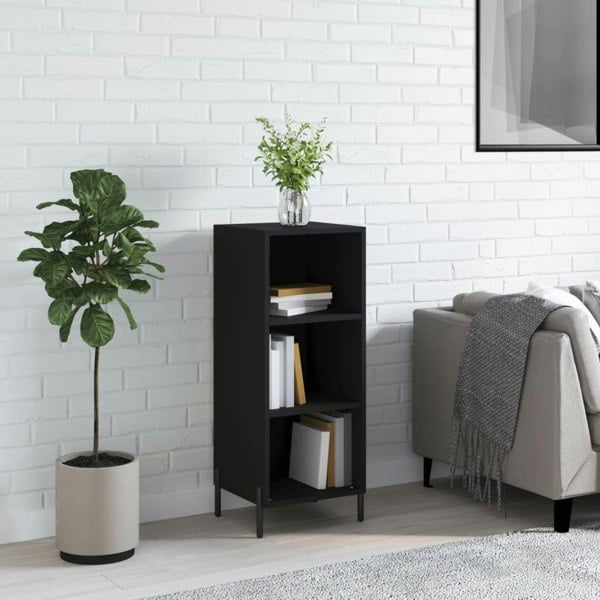 Berkfield Sideboard Black 34.5x32.5x90 cm Engineered Wood