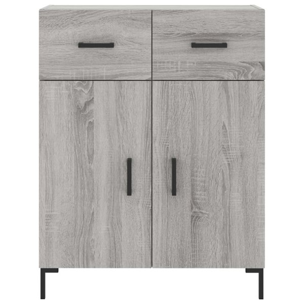 Berkfield Sideboard Grey Sonoma 69.5x34x90 cm Engineered Wood