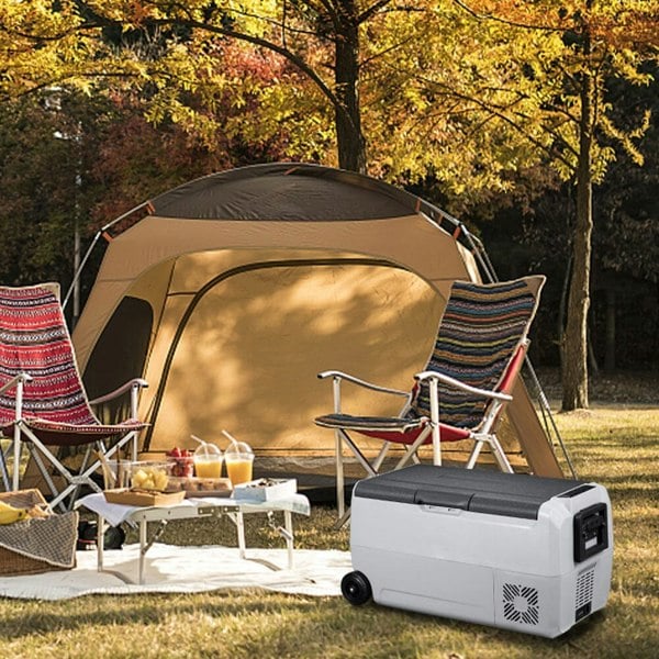 36L Portable Car Compressor Refrigerator for Camping Road Trip Living and Home 