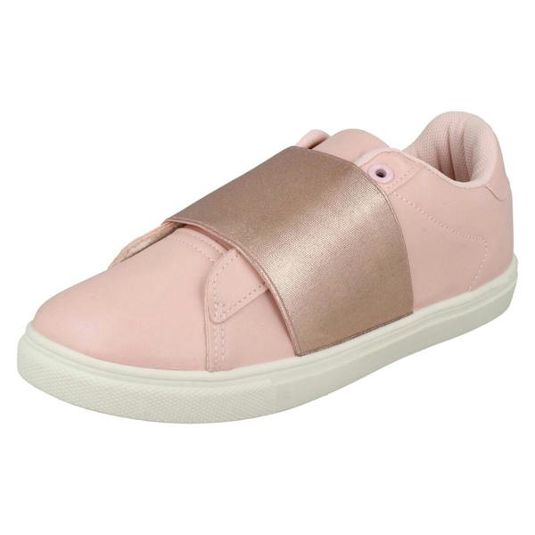 Spot On Girls Spot On Elastic Bar Pumps H2469