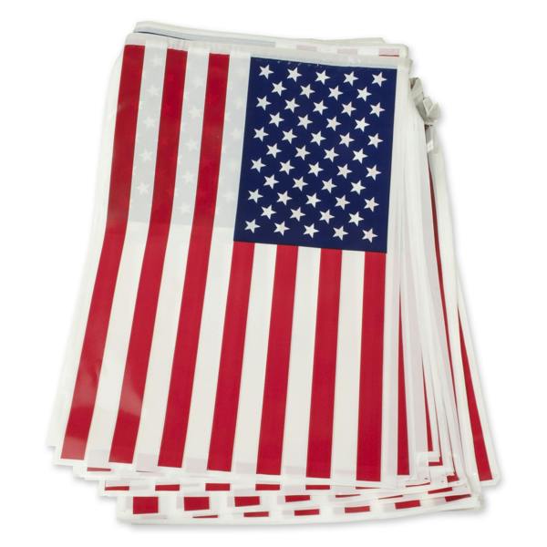 Bristol Novelty USA Flag Bunting - Red/White/Blue - 