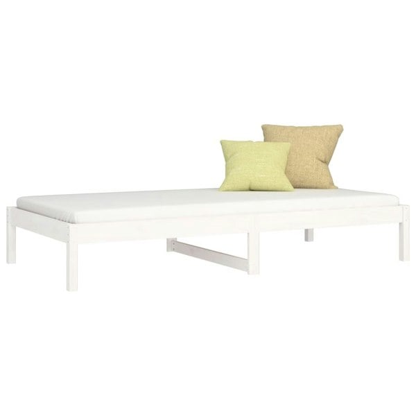 Berkfield Day Bed White 80x200 cm Solid Wood Pine