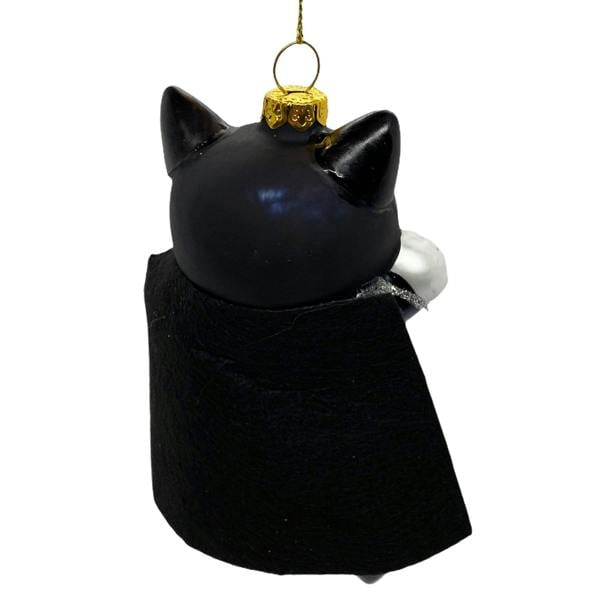 Ferncrest Trading Superhero Cat Hanging Christmas Bauble