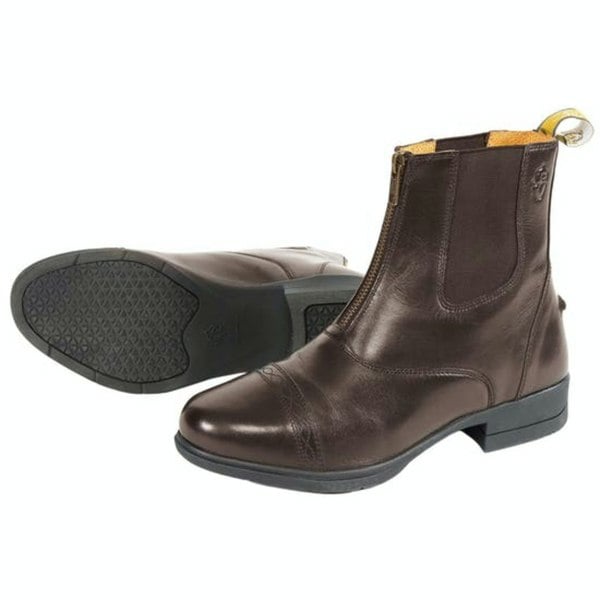 Moretta Boys Rosetta Leather Paddock Boots - Brown