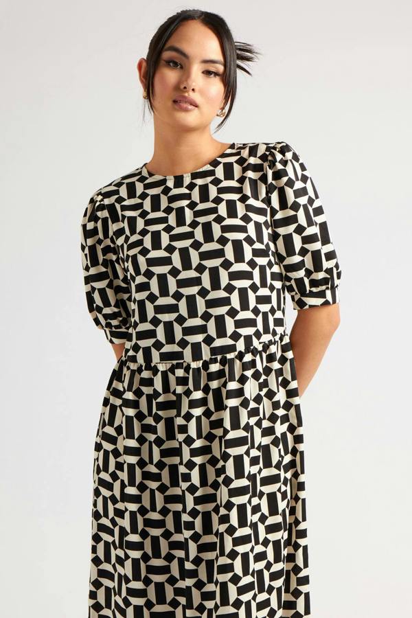 Urban Bliss Geometric Smock Dress