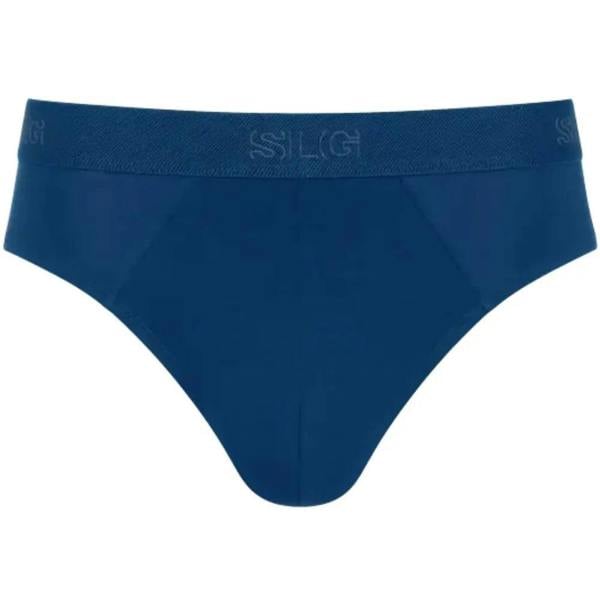 Sloggi 2-Pack SLG Base Briefs, Blue/Charcoal
