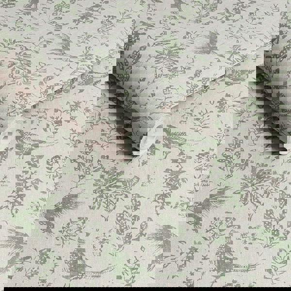 Joules Pheasant Print Wallpaper - Linen/Green - 10m