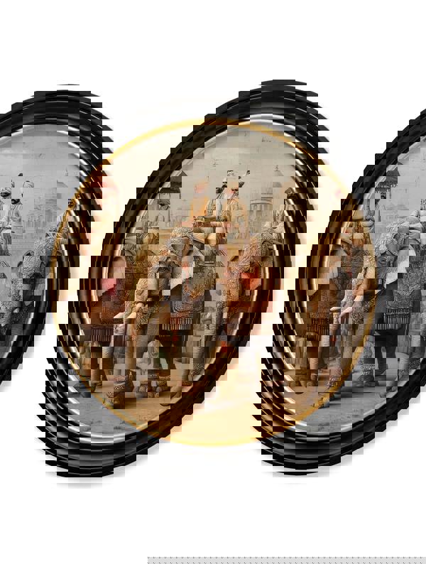 Exceptional Art The Mughal Emperors - Oxford round frame