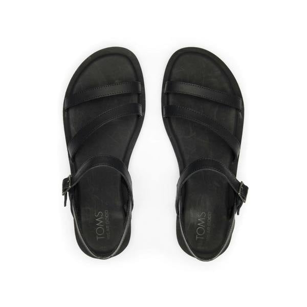 Toms KIRA Ankle Strap Sandals in Black
