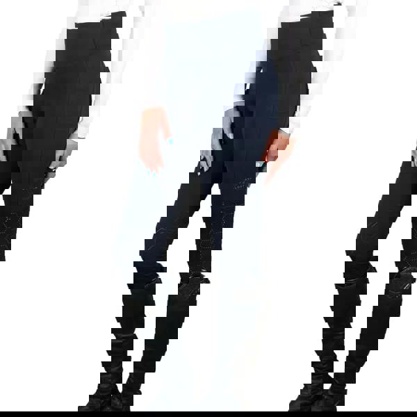 Coldstream Womens/Ladies Ecclaw Elite Compression Horse Riding Tights - Navy - 