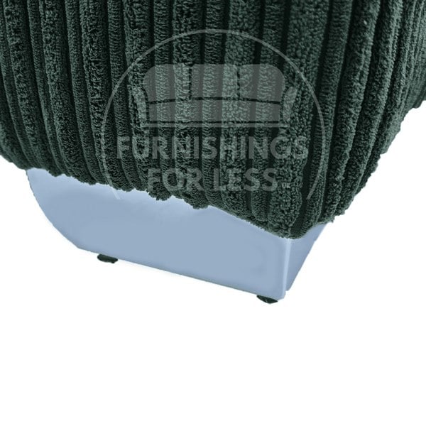 Bishop U-Shaped Fullback Jumbo Cord Sofa - 3