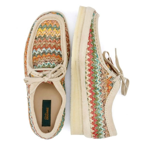 Clarks Originals Wallabee Raffia Men's Multicolour Shoes