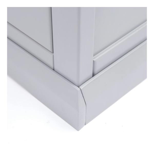 Cabinet Bits Rocca 4 Drawer Chest of Drawers Chrome Knob