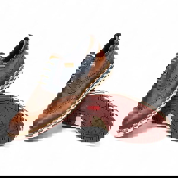 Pikolinos Avila - Men’s Brandy Brown Lace Up Leather Brogue