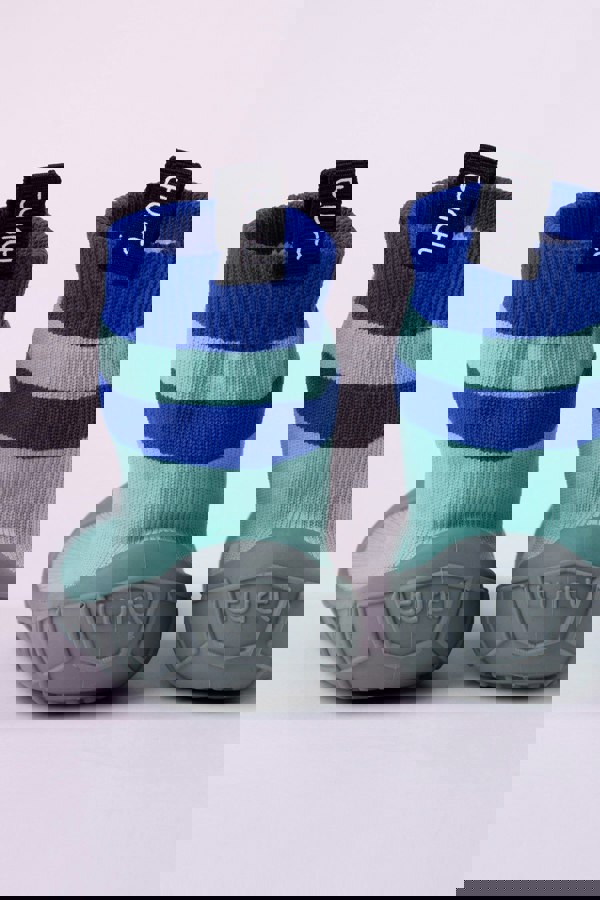 Turtl Kids' Recycled Indoor Outdoor Sock Shoes in Aqua