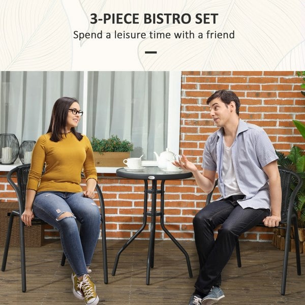 Rattan Bistro Set