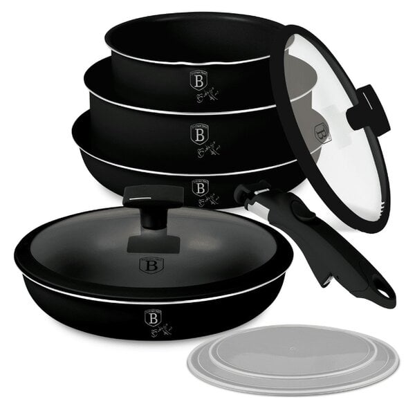Berlinger Haus 9 pcs cookware set Berlinger Haus BH8257 Matte Black