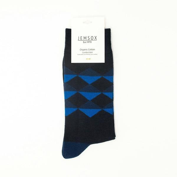 Jemsox The Timeless Selection: Men’s Luxury Organic Cotton Comfort Welt Socks (5 Pack) - UK 9-12