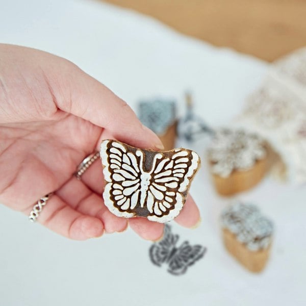 Paper High Four Animal Design Wooden Printing Blocks
