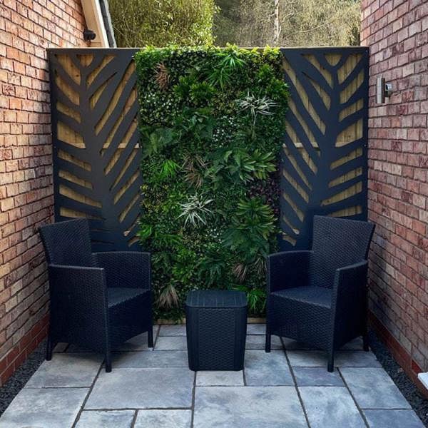 Premium Artificial Green Wall Panel 1m x 1m - Spring - Evergreenery