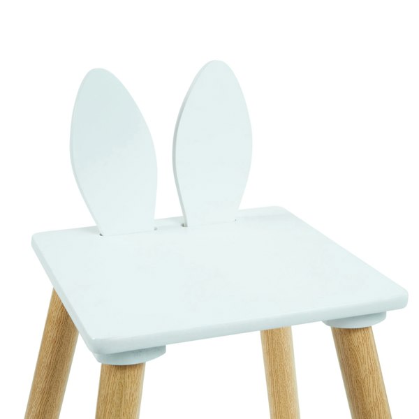 Liberty House Toys Kids Bunny Wooden Table & Two Chairs