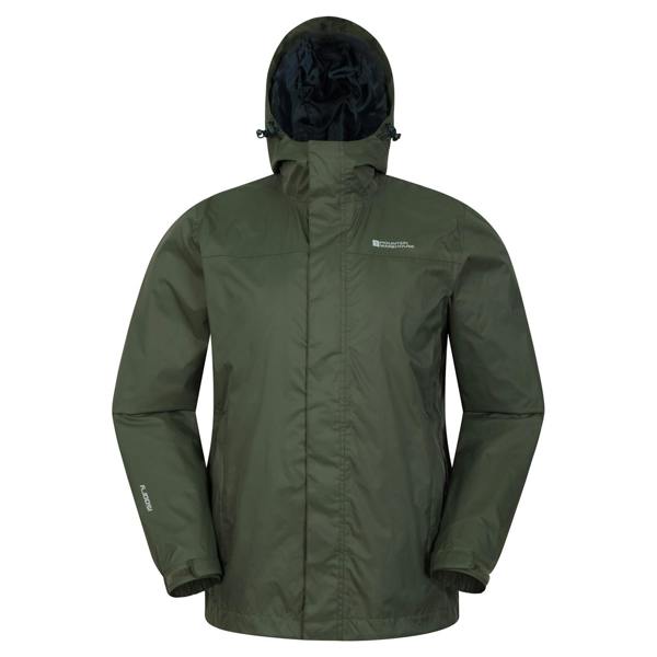 Mountain Warehouse Mens Torrent Waterproof Jacket - Green - 