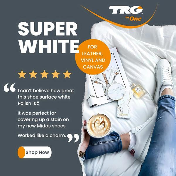 TRG Superwhite Shoe Whitener - Brightness Restoration for Leather 75ml