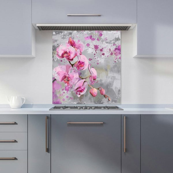 Warren Reed - Designer Orchids Splashart Kitchen Splashback