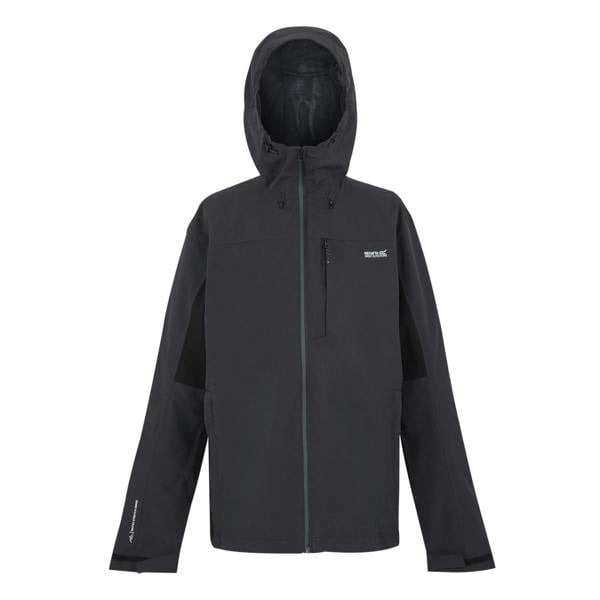 Regatta Mens Birchdale II Waterproof Jacket - Ash/Black - 