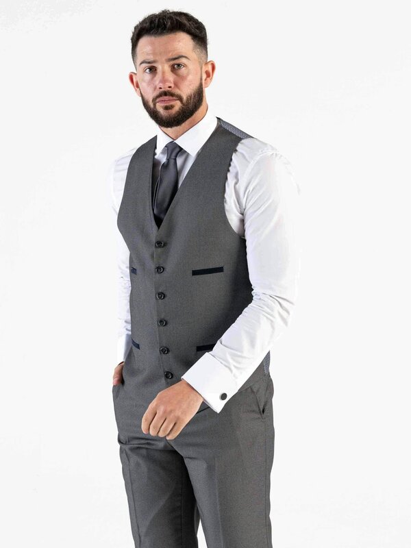V2 Classic Oliver - Grey Three Piece Suit