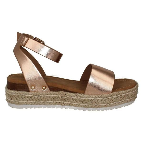 Savannah Ladies Savannah Ankle Strap Wide Fit Sandals F12042