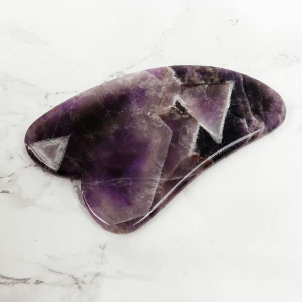 White Lotus Beauty Amethyst Gua Sha