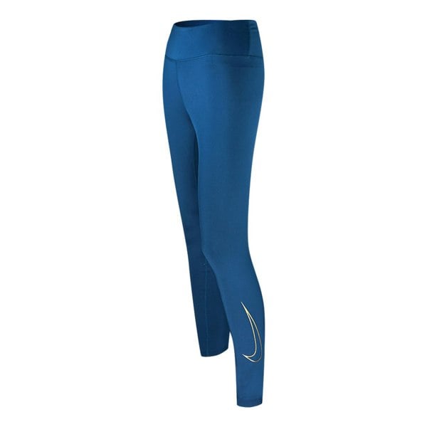 Nike Mid Rise Leggings - Blue