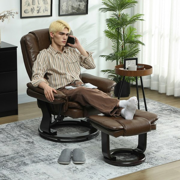 Recliner with Ottoman