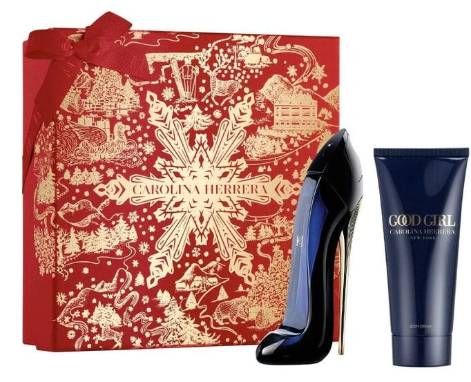 Carolina Herrera Good Girl Gift Set For Women - EDP 80ml Spray & Body Lotion 100ml