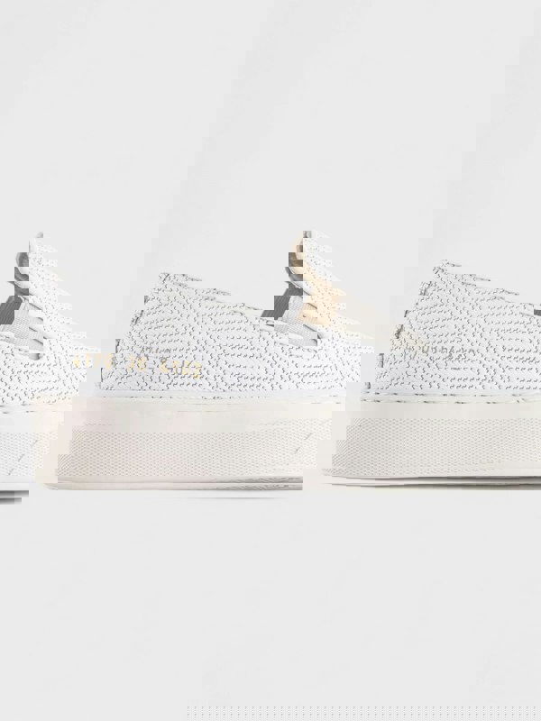 Common Projects Slip On Suede Basket White