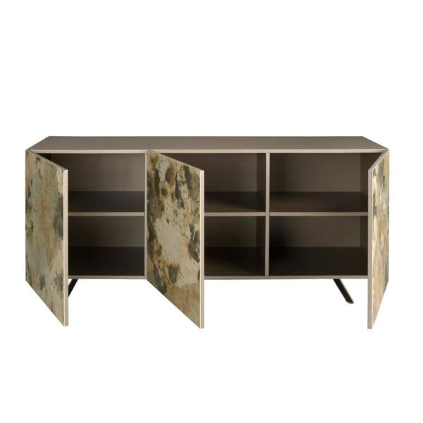 Angel Cerdá Metallic Taupe Wood Sideboard 3270