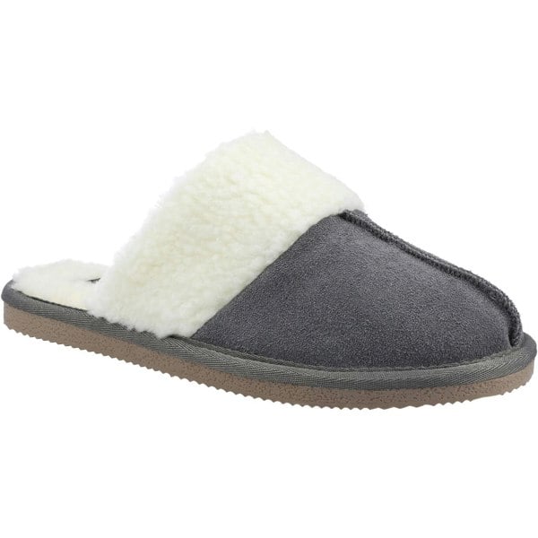 Hush Puppies Womens/Ladies Arianna Suede Slippers - Grey