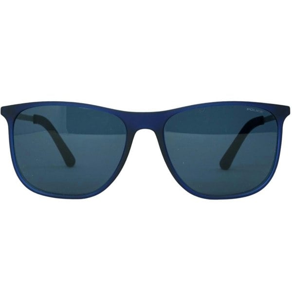 Police Blue Front Silver Sunglasses